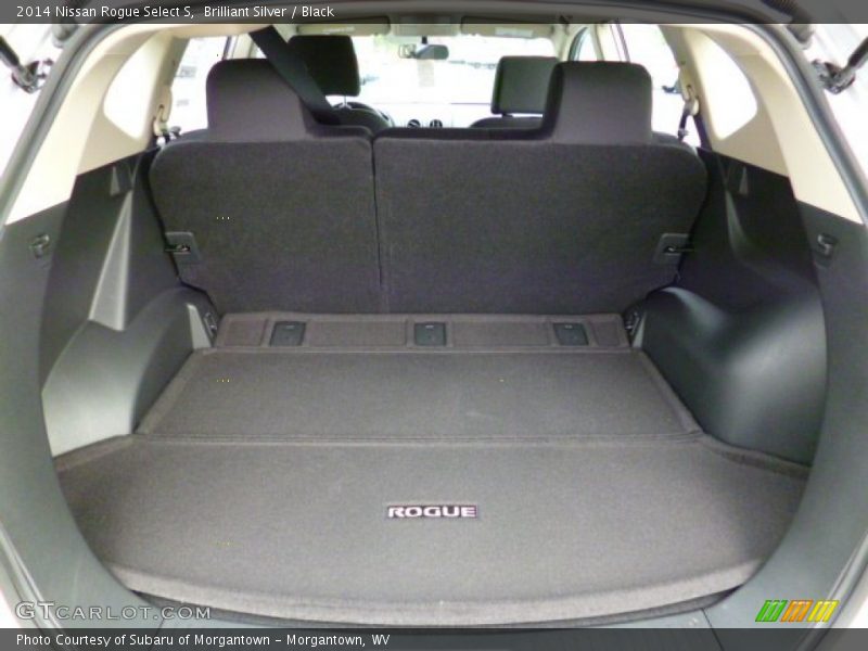 Brilliant Silver / Black 2014 Nissan Rogue Select S