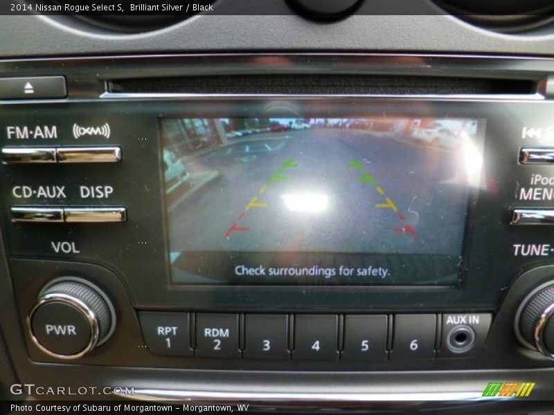 Brilliant Silver / Black 2014 Nissan Rogue Select S