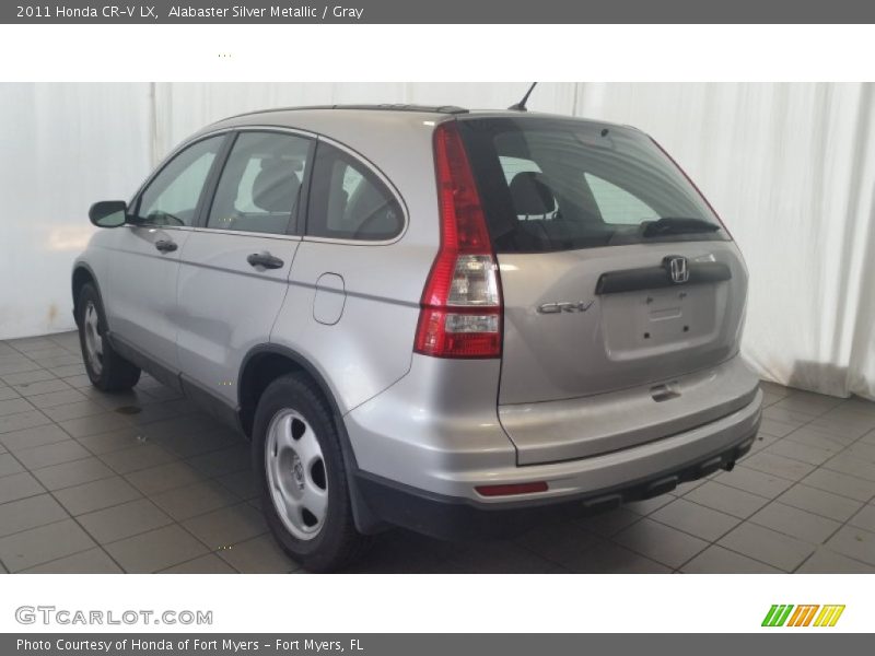 Alabaster Silver Metallic / Gray 2011 Honda CR-V LX