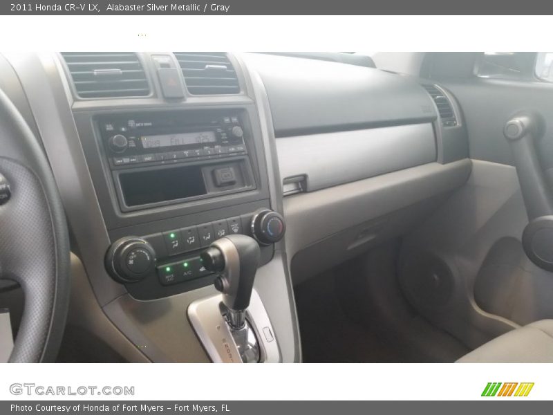 Alabaster Silver Metallic / Gray 2011 Honda CR-V LX
