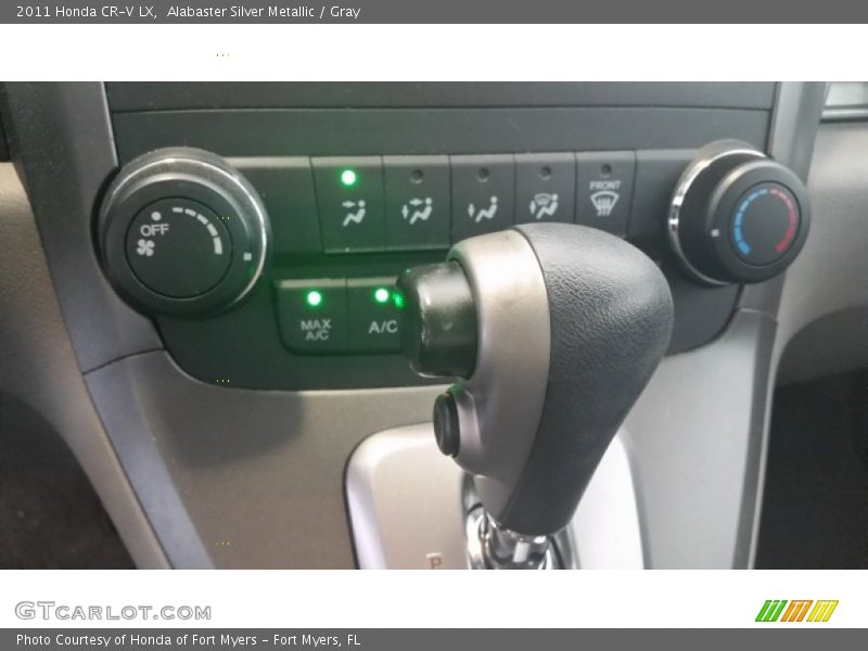 Alabaster Silver Metallic / Gray 2011 Honda CR-V LX