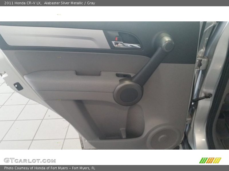 Alabaster Silver Metallic / Gray 2011 Honda CR-V LX