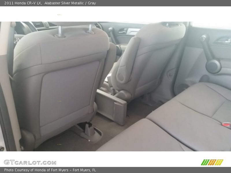 Alabaster Silver Metallic / Gray 2011 Honda CR-V LX