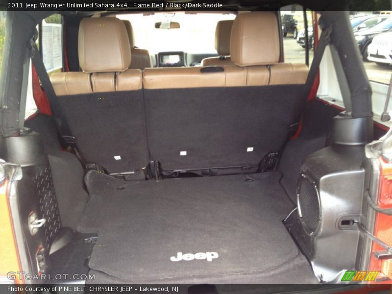 Flame Red / Black/Dark Saddle 2011 Jeep Wrangler Unlimited Sahara 4x4