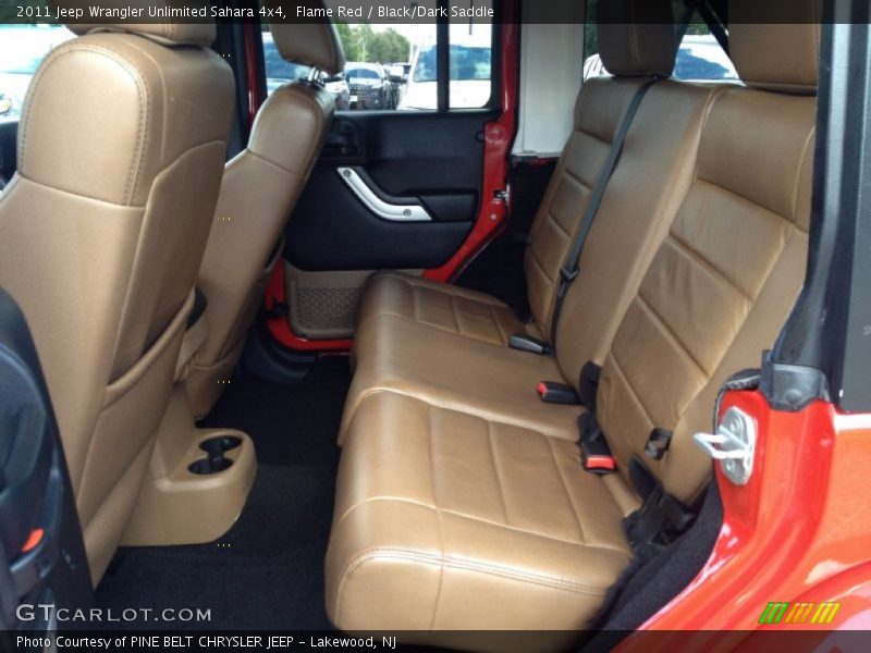 Flame Red / Black/Dark Saddle 2011 Jeep Wrangler Unlimited Sahara 4x4