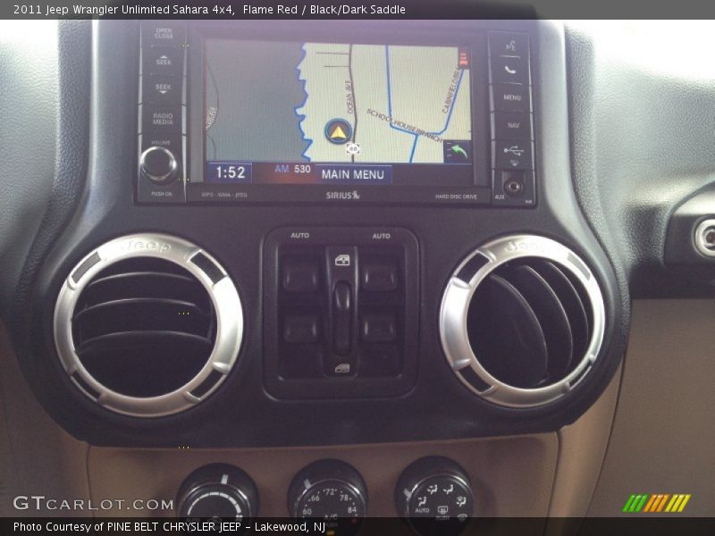 Flame Red / Black/Dark Saddle 2011 Jeep Wrangler Unlimited Sahara 4x4