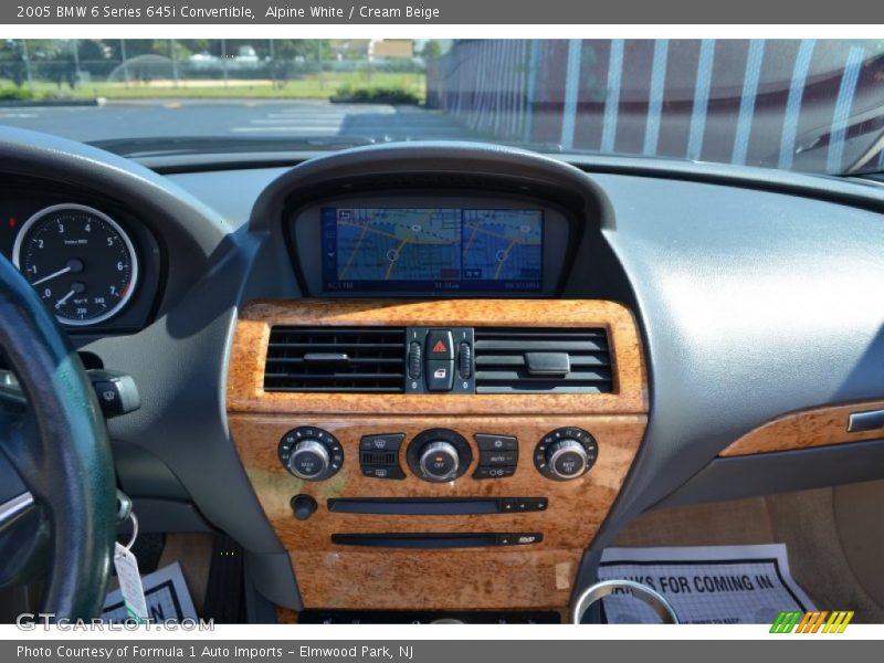 Alpine White / Cream Beige 2005 BMW 6 Series 645i Convertible