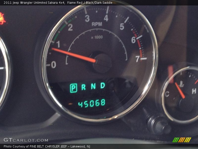 Flame Red / Black/Dark Saddle 2011 Jeep Wrangler Unlimited Sahara 4x4