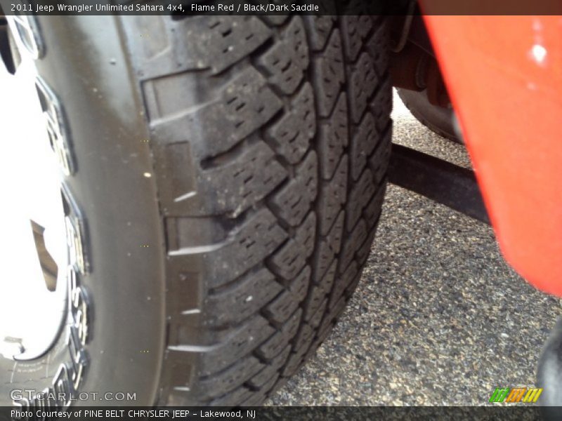 Flame Red / Black/Dark Saddle 2011 Jeep Wrangler Unlimited Sahara 4x4