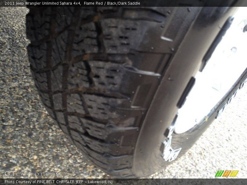 Flame Red / Black/Dark Saddle 2011 Jeep Wrangler Unlimited Sahara 4x4