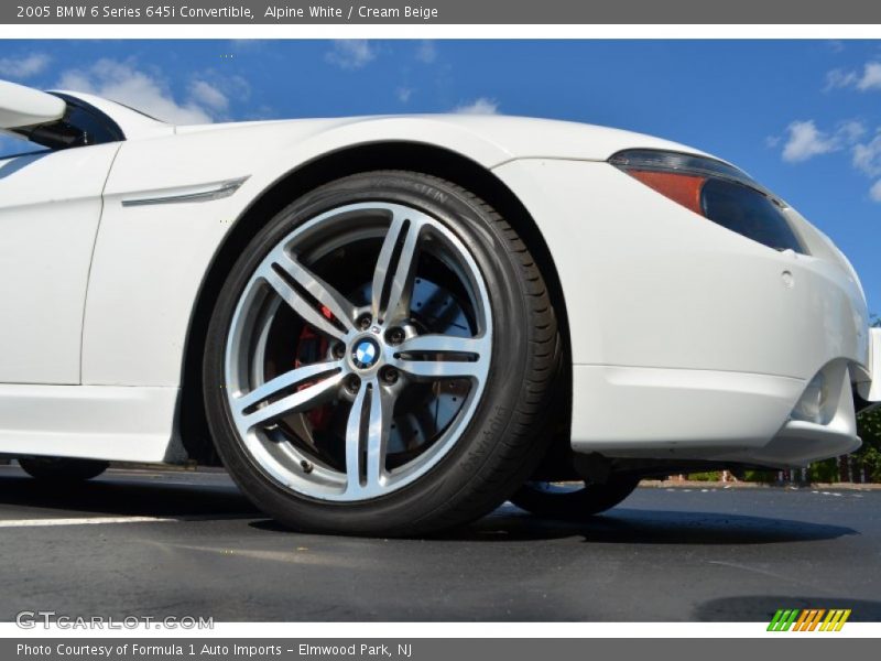 Alpine White / Cream Beige 2005 BMW 6 Series 645i Convertible