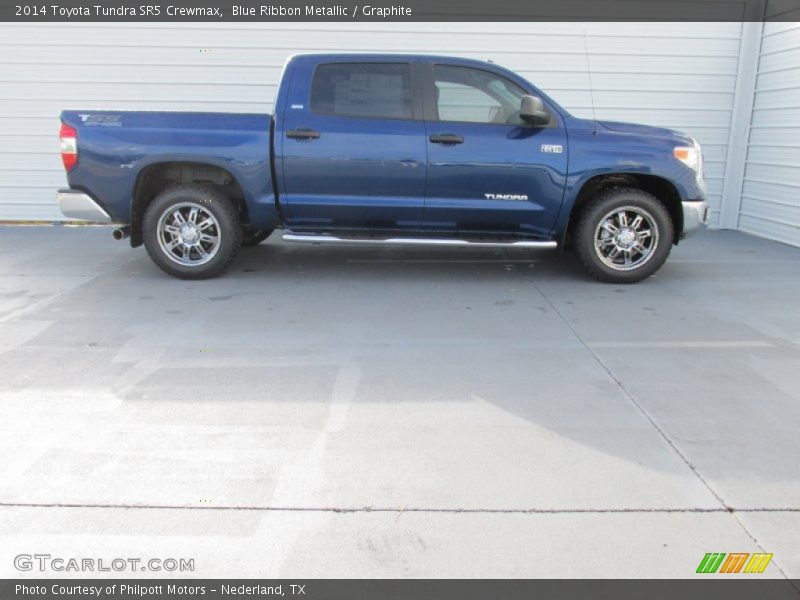 Blue Ribbon Metallic / Graphite 2014 Toyota Tundra SR5 Crewmax