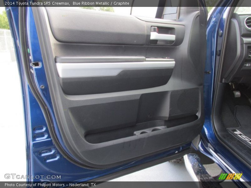 Blue Ribbon Metallic / Graphite 2014 Toyota Tundra SR5 Crewmax