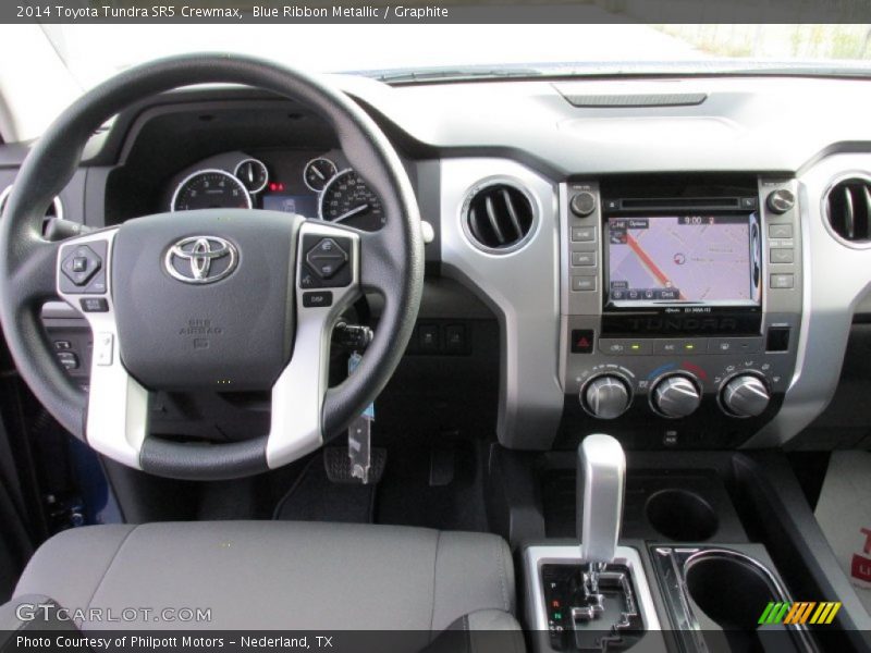 Blue Ribbon Metallic / Graphite 2014 Toyota Tundra SR5 Crewmax