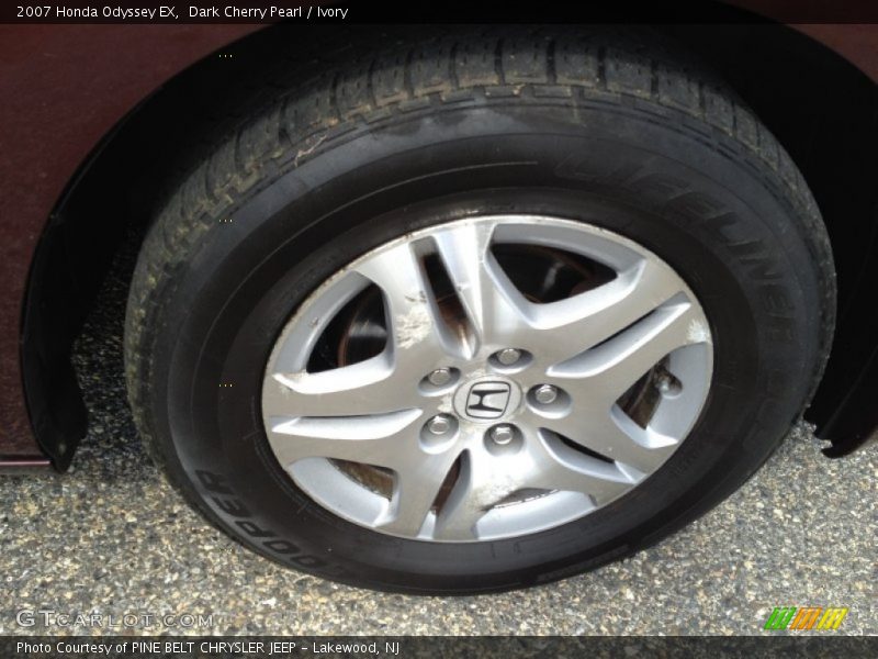 Dark Cherry Pearl / Ivory 2007 Honda Odyssey EX