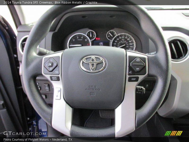 Blue Ribbon Metallic / Graphite 2014 Toyota Tundra SR5 Crewmax