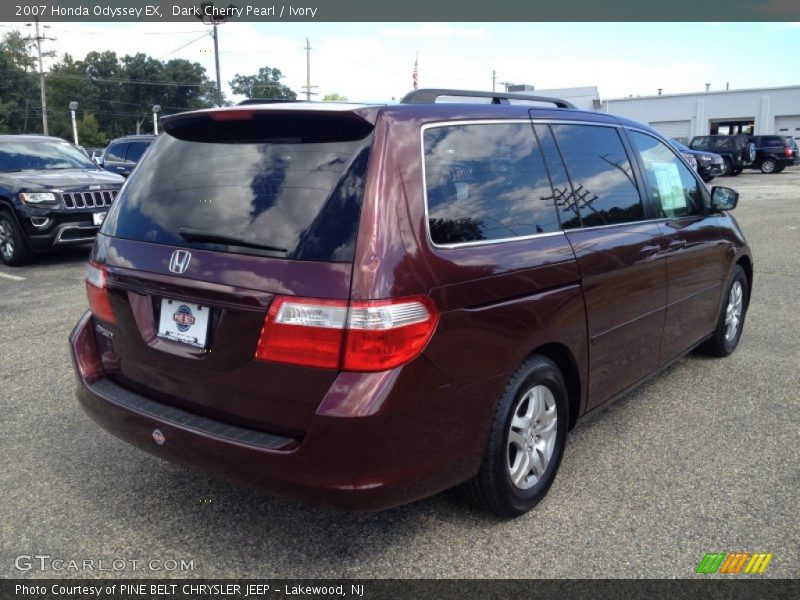 Dark Cherry Pearl / Ivory 2007 Honda Odyssey EX