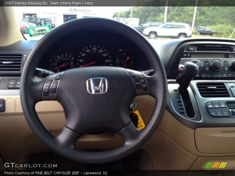 Dark Cherry Pearl / Ivory 2007 Honda Odyssey EX