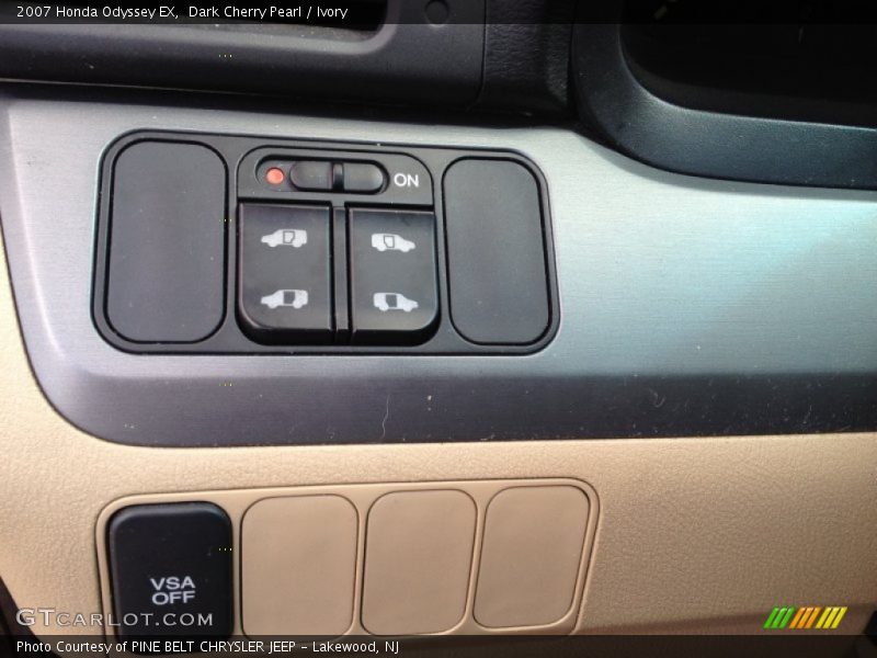 Dark Cherry Pearl / Ivory 2007 Honda Odyssey EX