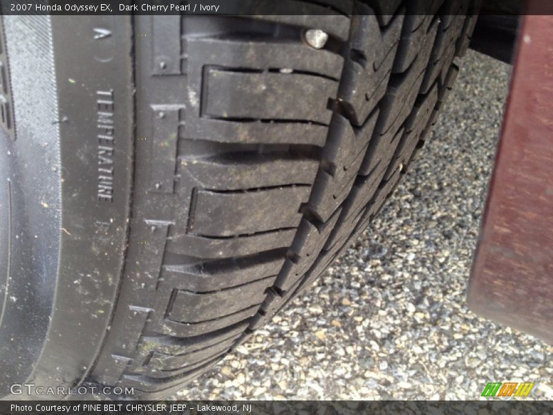 Dark Cherry Pearl / Ivory 2007 Honda Odyssey EX