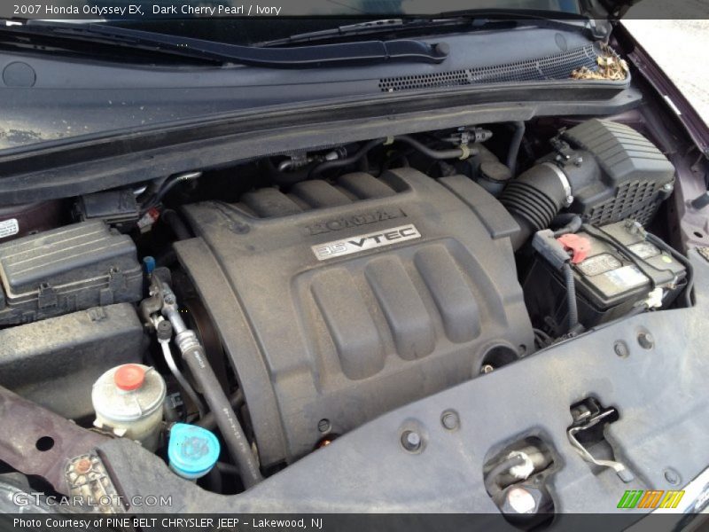 Dark Cherry Pearl / Ivory 2007 Honda Odyssey EX