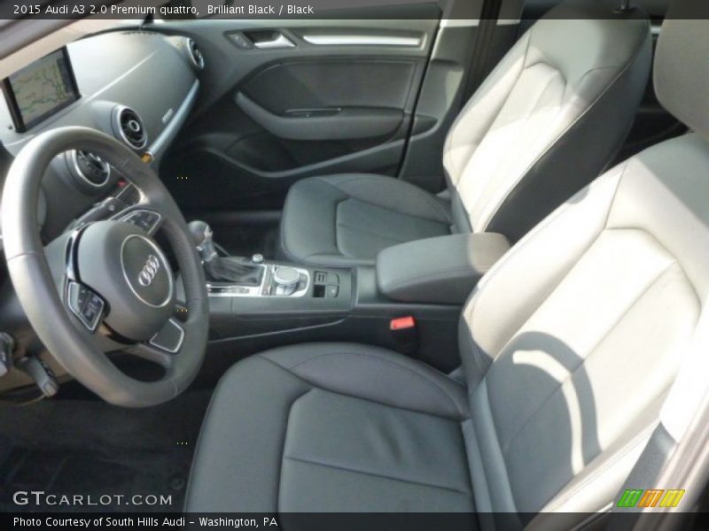 Brilliant Black / Black 2015 Audi A3 2.0 Premium quattro