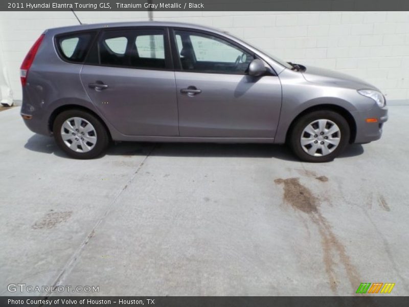 Titanium Gray Metallic / Black 2011 Hyundai Elantra Touring GLS