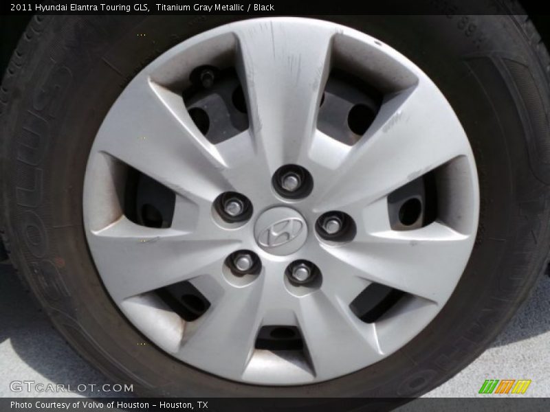 Titanium Gray Metallic / Black 2011 Hyundai Elantra Touring GLS