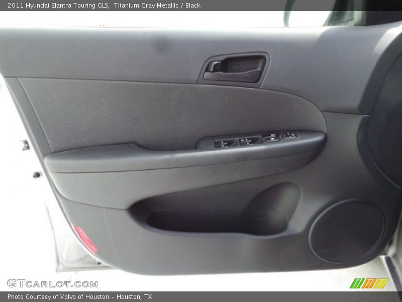 Titanium Gray Metallic / Black 2011 Hyundai Elantra Touring GLS