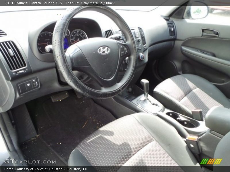 Titanium Gray Metallic / Black 2011 Hyundai Elantra Touring GLS