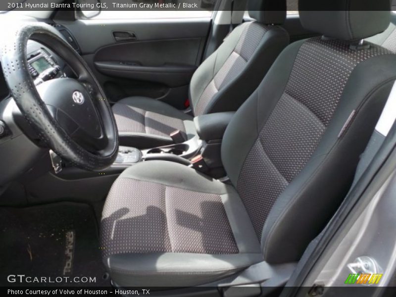 Titanium Gray Metallic / Black 2011 Hyundai Elantra Touring GLS