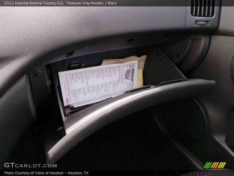 Titanium Gray Metallic / Black 2011 Hyundai Elantra Touring GLS