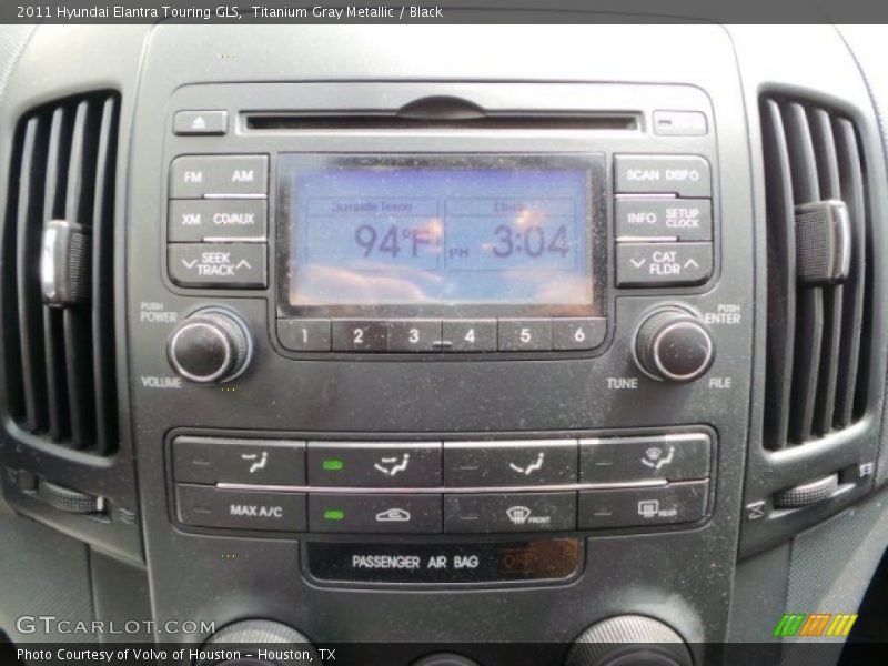 Titanium Gray Metallic / Black 2011 Hyundai Elantra Touring GLS