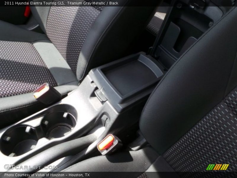 Titanium Gray Metallic / Black 2011 Hyundai Elantra Touring GLS