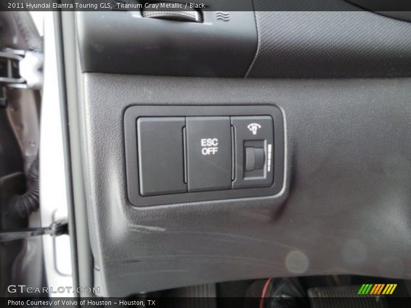 Titanium Gray Metallic / Black 2011 Hyundai Elantra Touring GLS