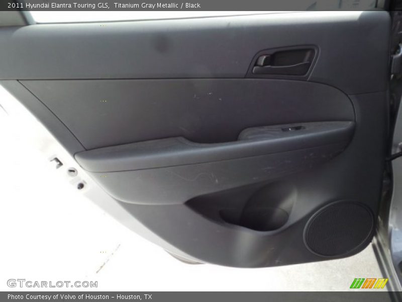 Titanium Gray Metallic / Black 2011 Hyundai Elantra Touring GLS