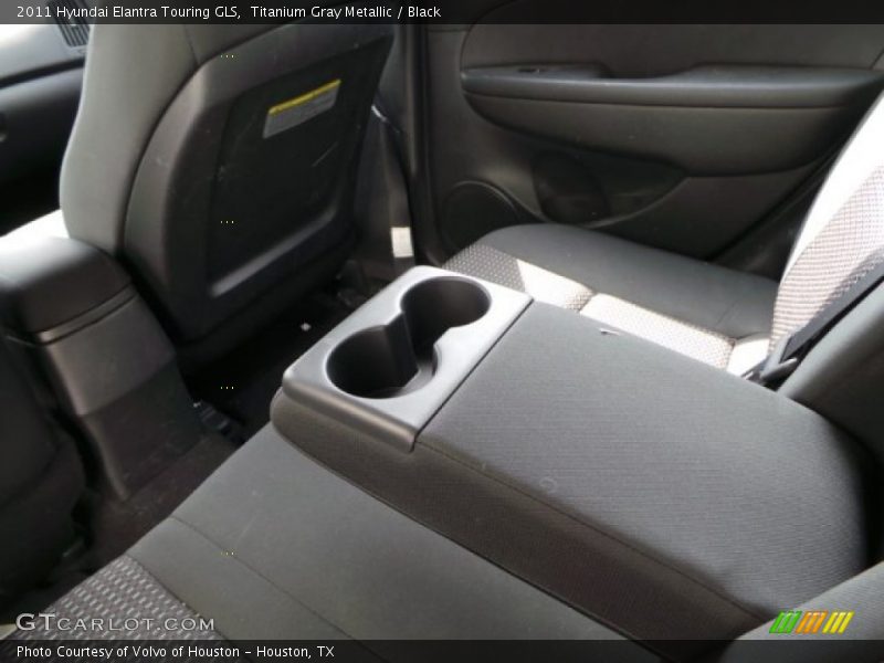Titanium Gray Metallic / Black 2011 Hyundai Elantra Touring GLS