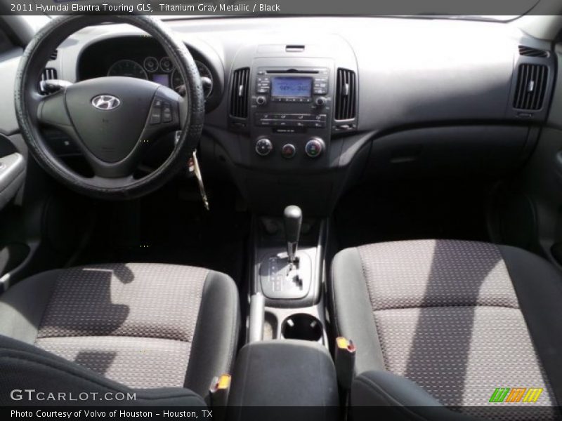 Titanium Gray Metallic / Black 2011 Hyundai Elantra Touring GLS