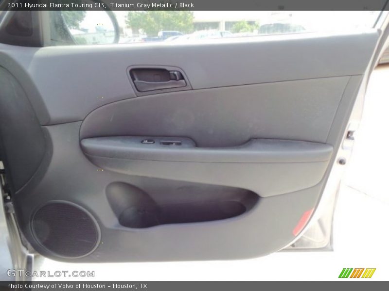 Titanium Gray Metallic / Black 2011 Hyundai Elantra Touring GLS