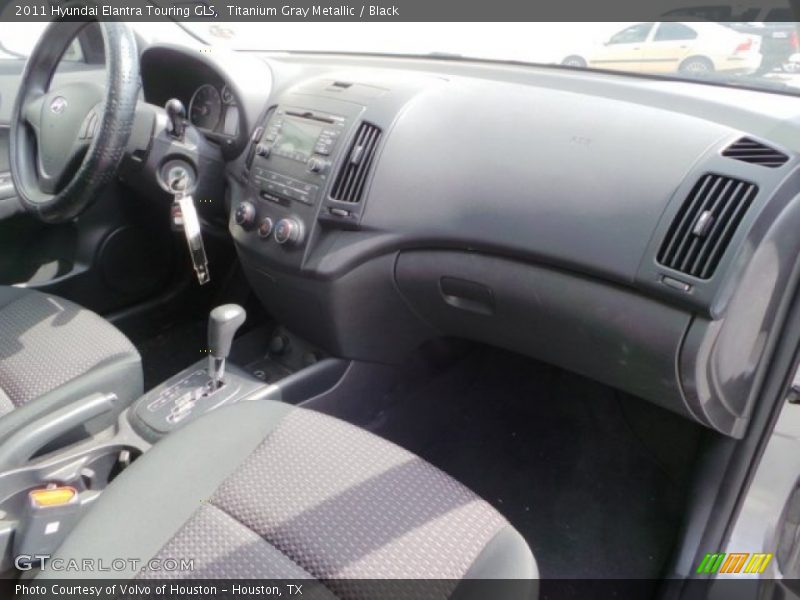 Titanium Gray Metallic / Black 2011 Hyundai Elantra Touring GLS