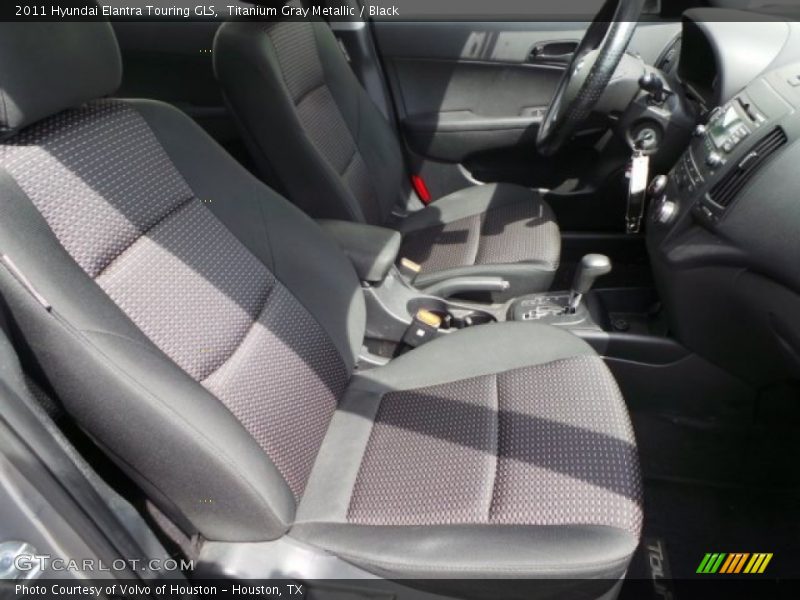 Titanium Gray Metallic / Black 2011 Hyundai Elantra Touring GLS