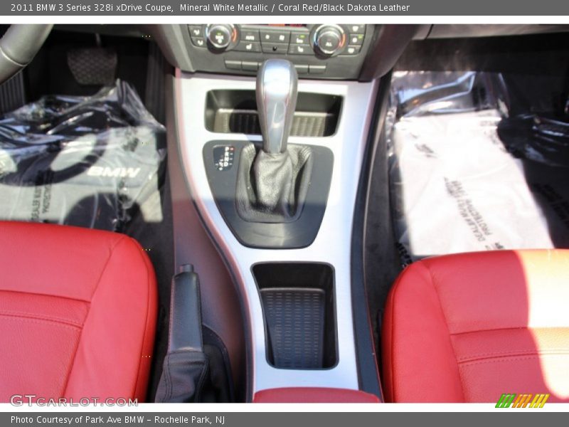 Mineral White Metallic / Coral Red/Black Dakota Leather 2011 BMW 3 Series 328i xDrive Coupe