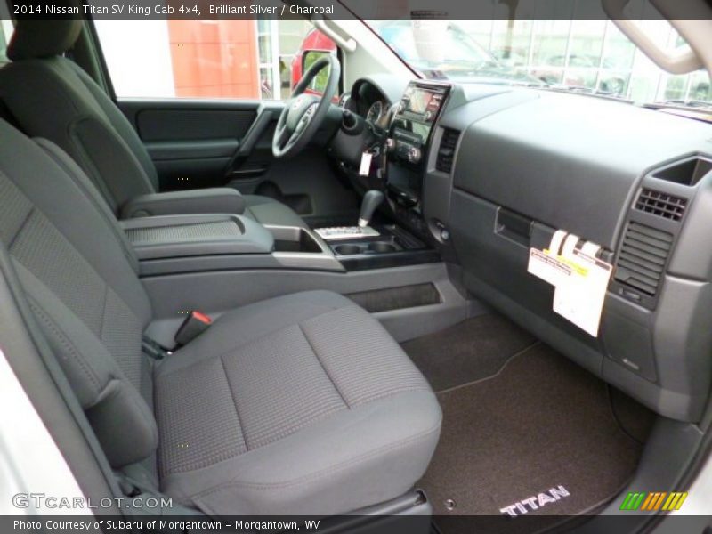 Brilliant Silver / Charcoal 2014 Nissan Titan SV King Cab 4x4