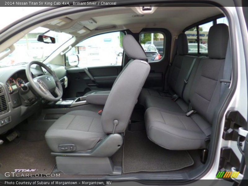 Brilliant Silver / Charcoal 2014 Nissan Titan SV King Cab 4x4