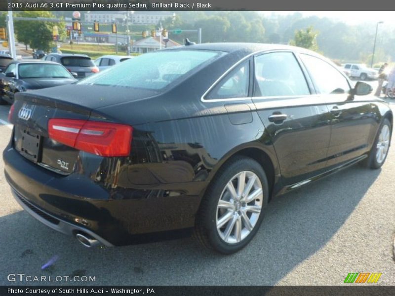 Brilliant Black / Black 2015 Audi A6 3.0T Premium Plus quattro Sedan