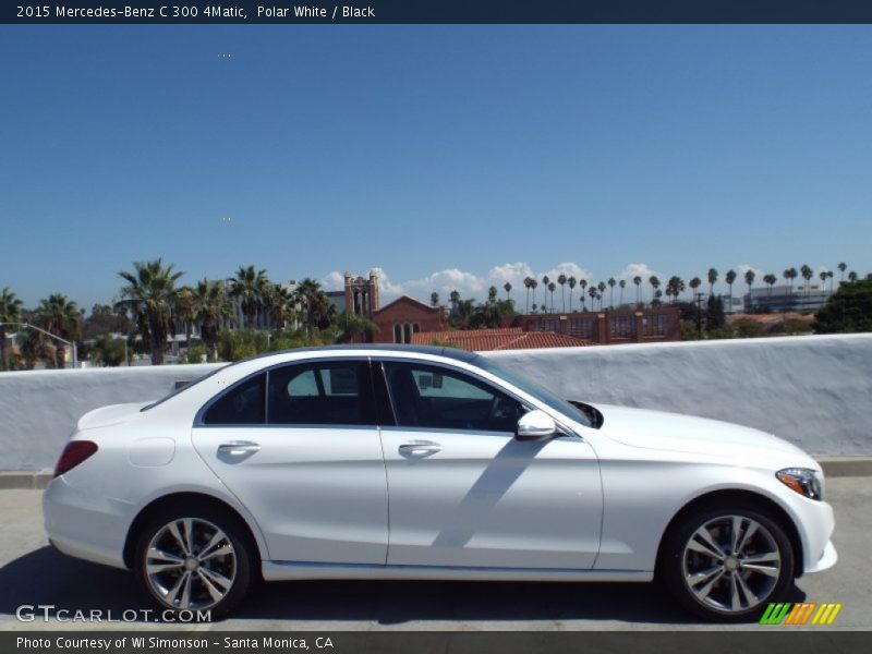 Polar White / Black 2015 Mercedes-Benz C 300 4Matic