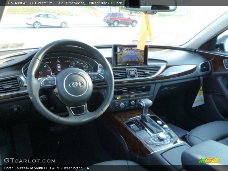 Brilliant Black / Black 2015 Audi A6 3.0T Premium Plus quattro Sedan