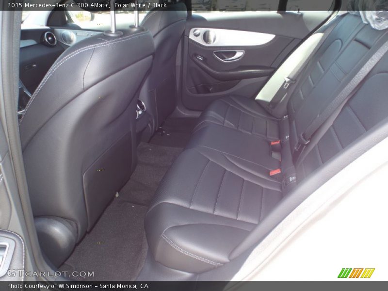 Polar White / Black 2015 Mercedes-Benz C 300 4Matic