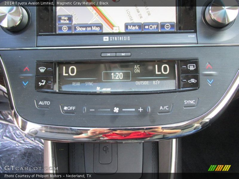 Magnetic Gray Metallic / Black 2014 Toyota Avalon Limited