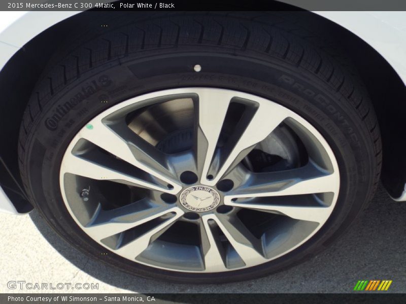 Polar White / Black 2015 Mercedes-Benz C 300 4Matic